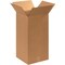 MyBoxSupply 12 x 12 x 24" Tall Corrugated Boxes, 25 Per Bundle